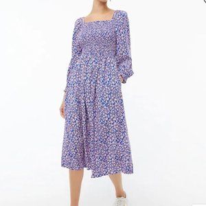 Smocked Midi Dress